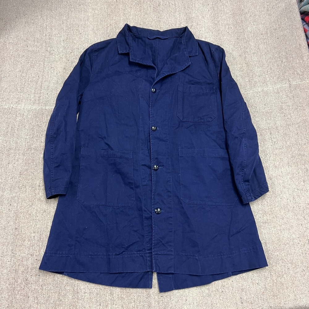 Vintage Royal Canadian Navy Smock Mens Medium Blue‎ 1970s Confection Frontenac